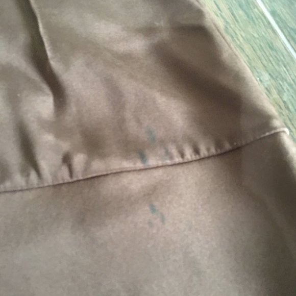 Jay Godfrey silk brown fitted feather cocktail 6 - Picture 7 of 8